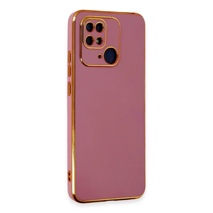Mey İthalat®   Redmi 10C Kılıf Volet Silikon - Kırmızı