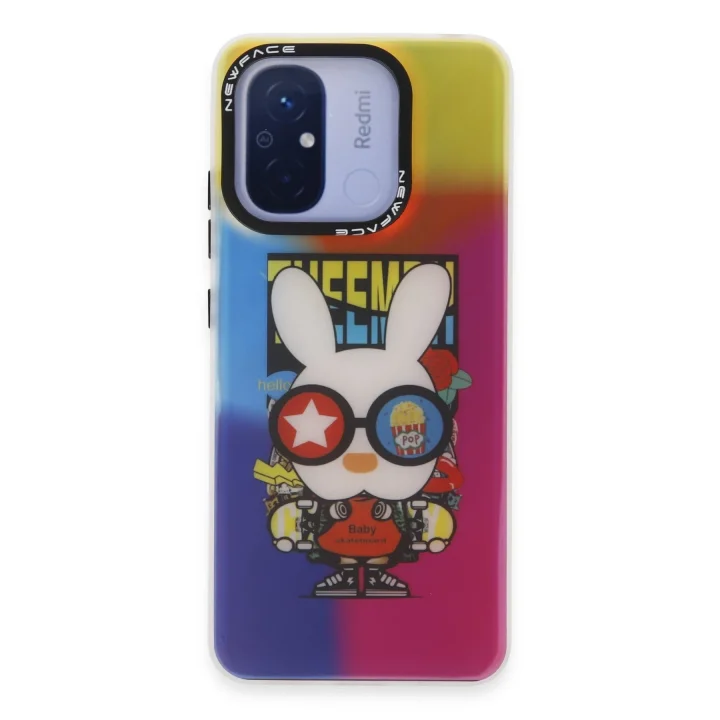 Mey İthalat®  Xiaomi Redmi 12C Kılıf Estoril Desenli Kapak - Estoril - 10