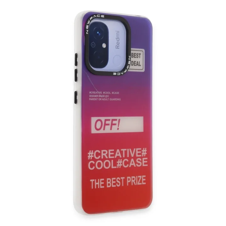 Mey İthalat®  Xiaomi Redmi 12C Kılıf Estoril Desenli Kapak - Estoril - 9