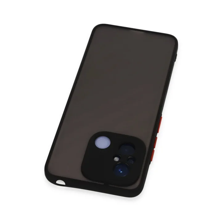 Mey İthalat®  Xiaomi Redmi 12C Kılıf Montreal Silikon Kapak - Siyah