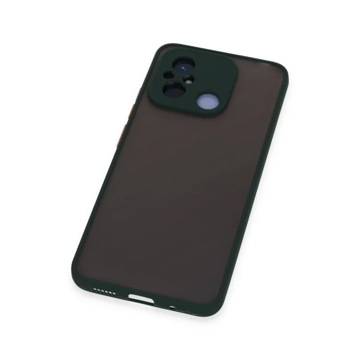Mey İthalat®  Xiaomi Redmi 12C Kılıf Montreal Silikon Kapak - Yeşil