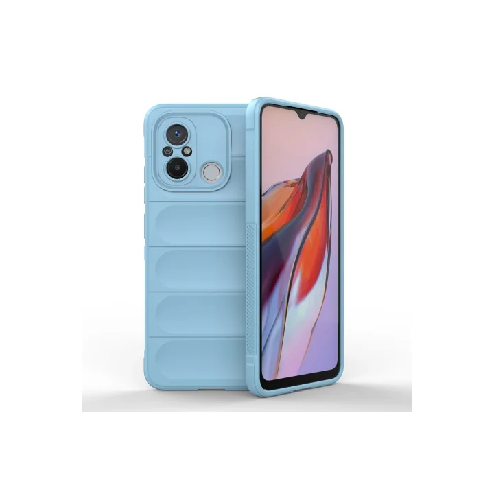 Mey İthalat®  Xiaomi Redmi 12C Kılıf Optimum Silikon - Sky Blue