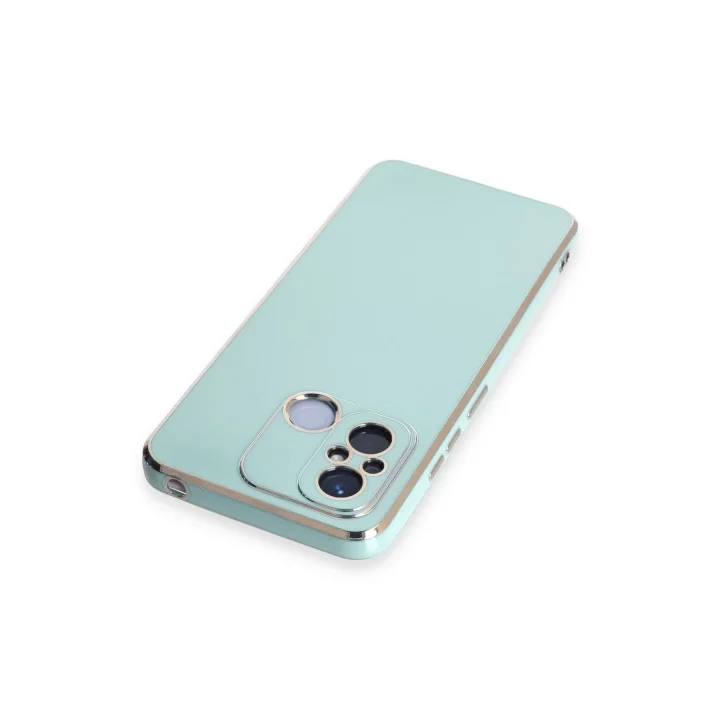 Mey İthalat®  Xiaomi Redmi 12C Kılıf Volet Silikon - Açık Yeşil