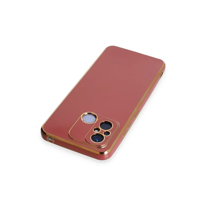 Mey İthalat®  Xiaomi Redmi 12C Kılıf Volet Silikon - Kırmızı