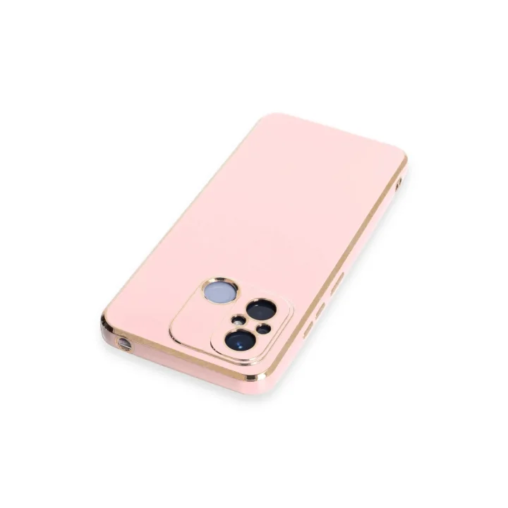 Mey İthalat®  Xiaomi Redmi 12C Kılıf Volet Silikon - Pembe