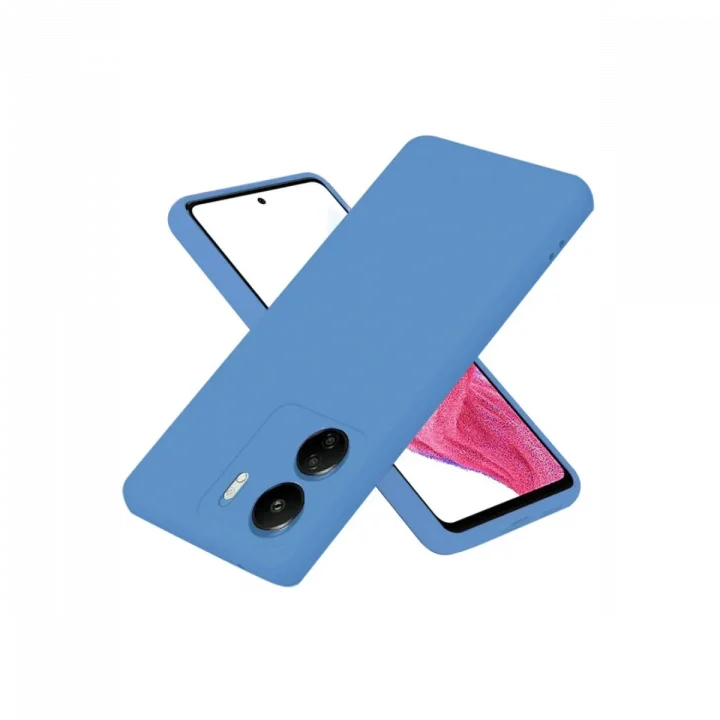 Mey İthalat®  Xiaomi Redmi 13C Kılıf First Silikon - Mavi