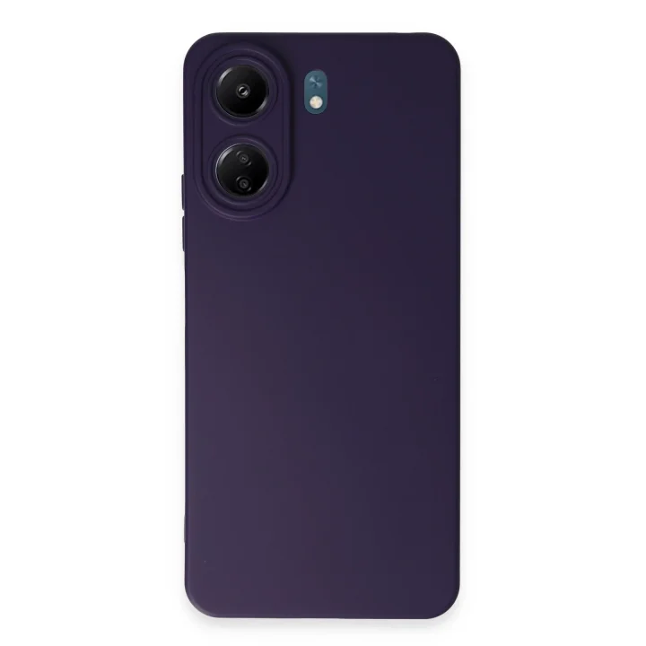 Mey İthalat®  Xiaomi Redmi 13C Kılıf Nano içi Kadife Silikon - Mor