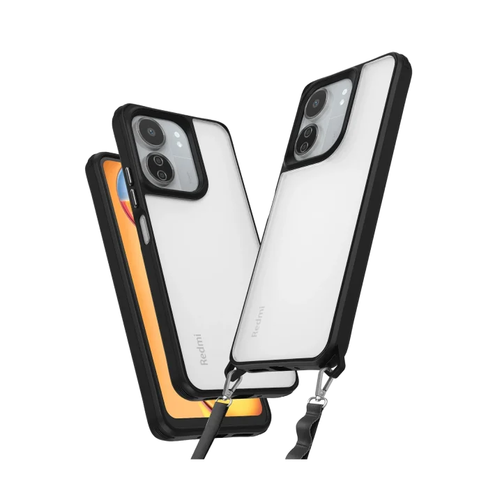 Mey İthalat®  Xiaomi Redmi 13C Kılıf Penta Silikon Kılıf - Siyah