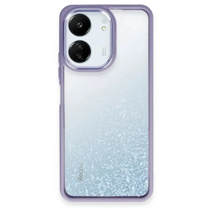 Mey İthalat®   Redmi 13C Kılıf Power Silikon - Lila