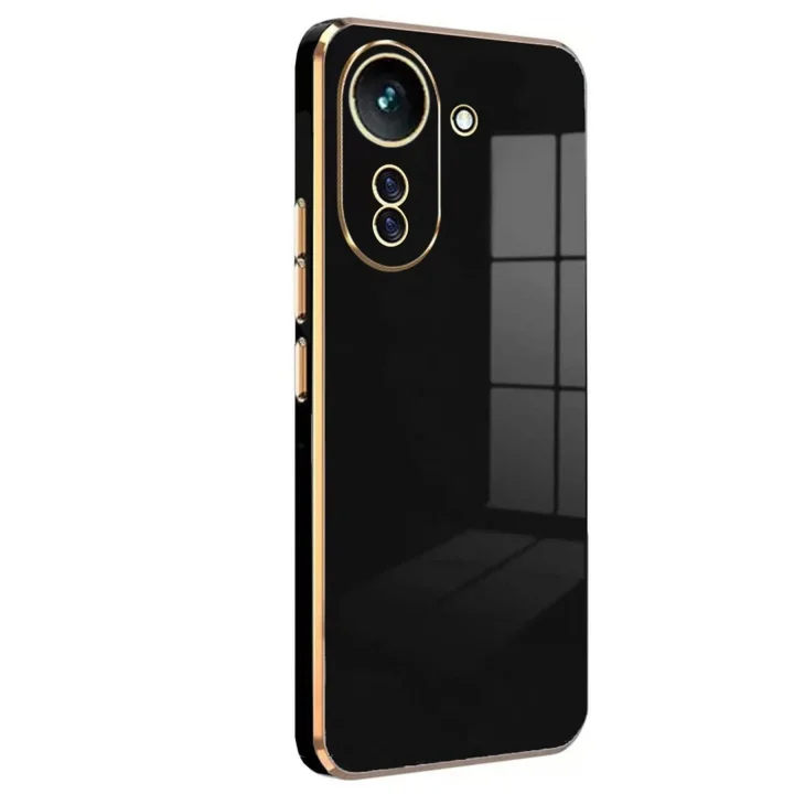 Mey İthalat®  Xiaomi Redmi 13C Kılıf Volet Silikon - Siyah