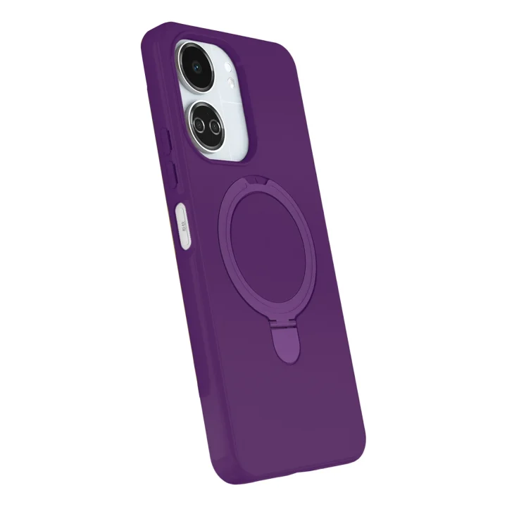 Mey İthalat®  Xiaomi Redmi 13C Regal Magsafe Standlı Kapak - Derin Mor