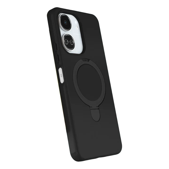 Mey İthalat®  Xiaomi Redmi 13C Regal Magsafe Standlı Kapak - Siyah