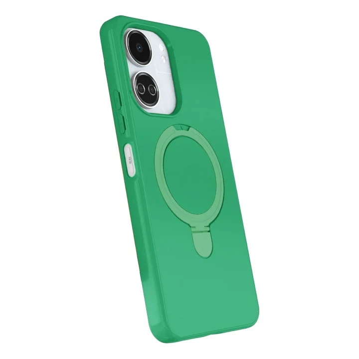 Mey İthalat®  Xiaomi Redmi 13C Regal Magsafe Standlı Kapak - Yeşil