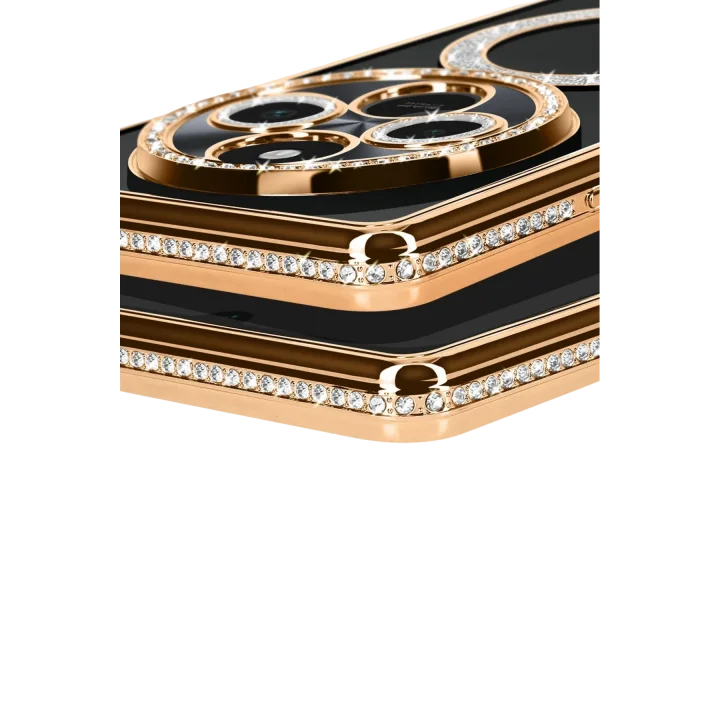 Mey İthalat®  Xiaomi Redmi 14C Joke Simli Magneticsafe Kılıf - Gold