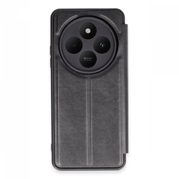 Mey İthalat®   Redmi 14C Kılıf Flip Cover - Siyah