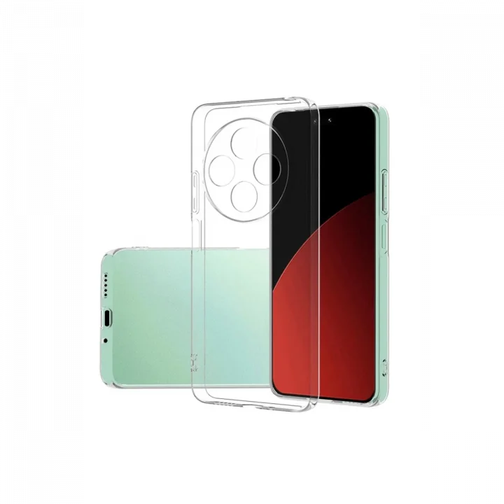 Mey İthalat®   Redmi 14C Kılıf Lüx Şeffaf Silikon