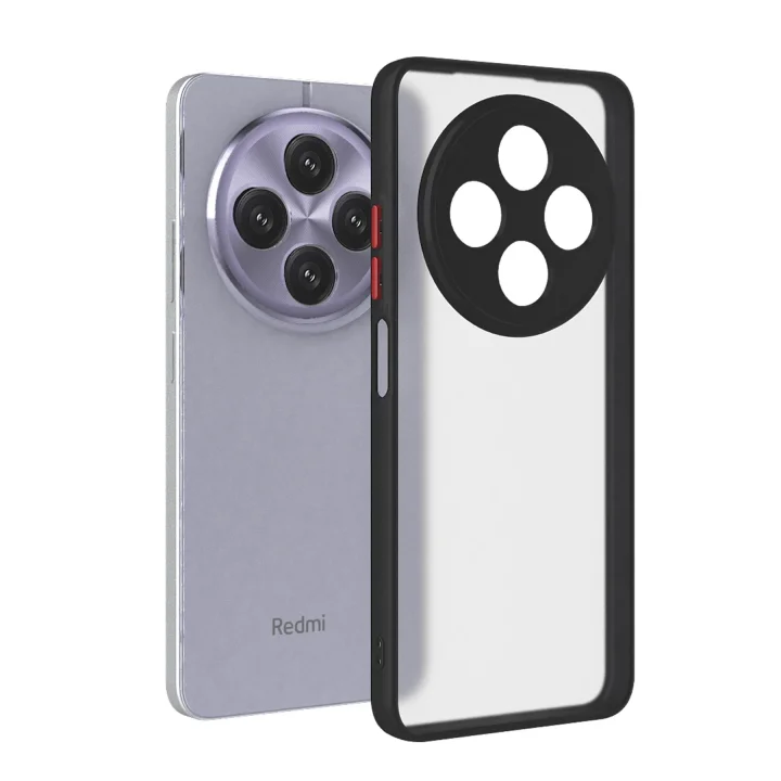 Mey İthalat®  Xiaomi Redmi 14C Kılıf Montreal Silikon Kapak - Siyah