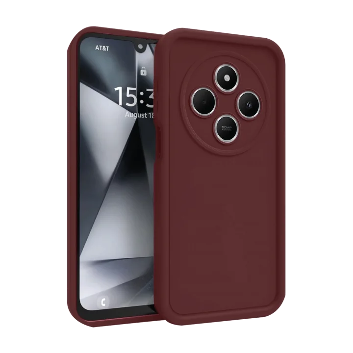 Mey İthalat®  Xiaomi Redmi 14C Kılıf Viera Silikon - Bordo