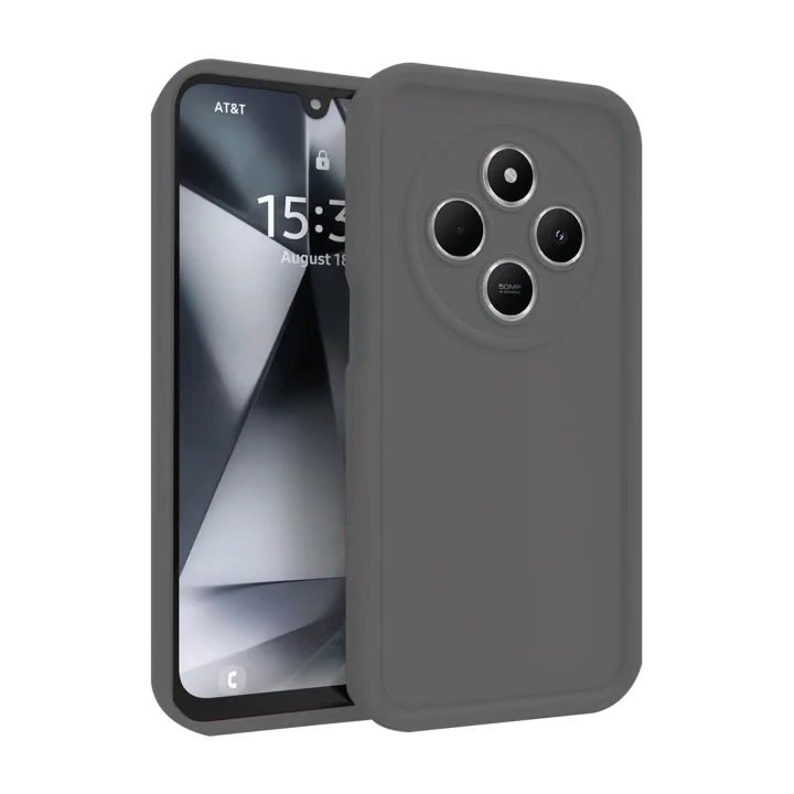 Mey İthalat®  Xiaomi Redmi 14C Kılıf Viera Silikon - Gri