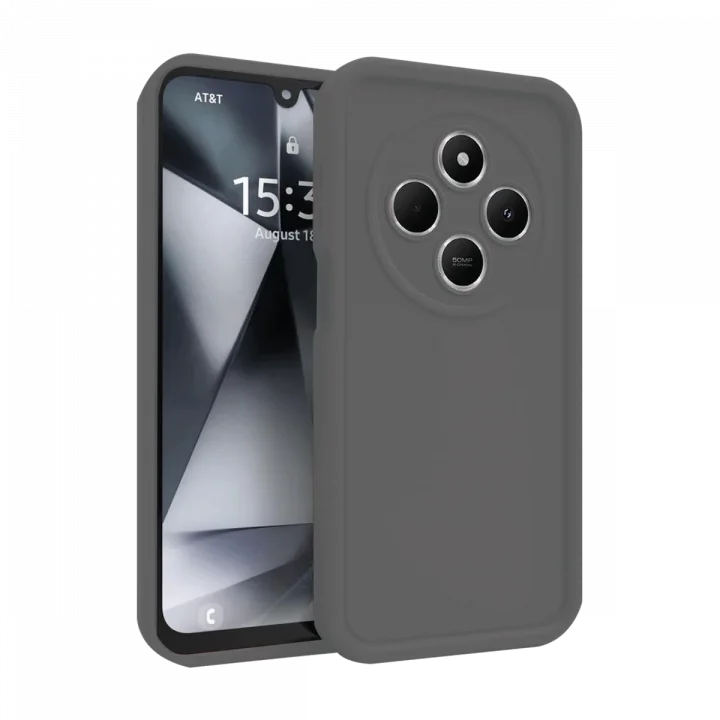 Mey İthalat®  Xiaomi Redmi 14C Kılıf Viera Silikon - Gri