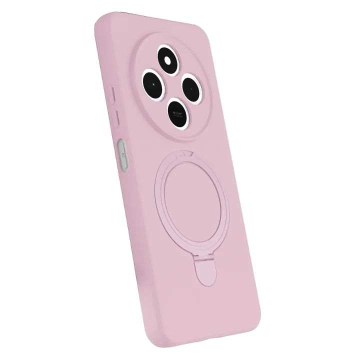 Mey İthalat®  Xiaomi Redmi 14C Regal Magsafe Standlı Kapak - Açık Pembe