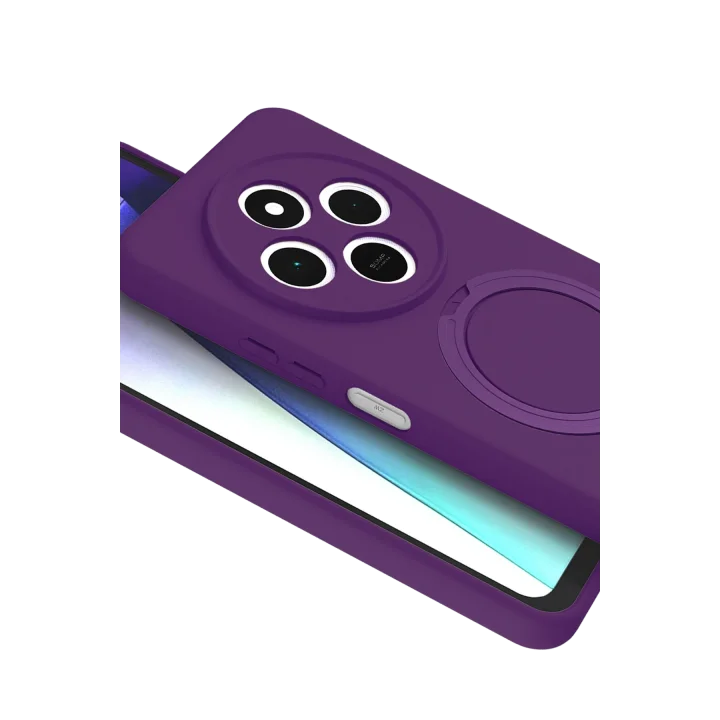 Mey İthalat®  Xiaomi Redmi 14C Regal Magsafe Standlı Kapak - Derin Mor