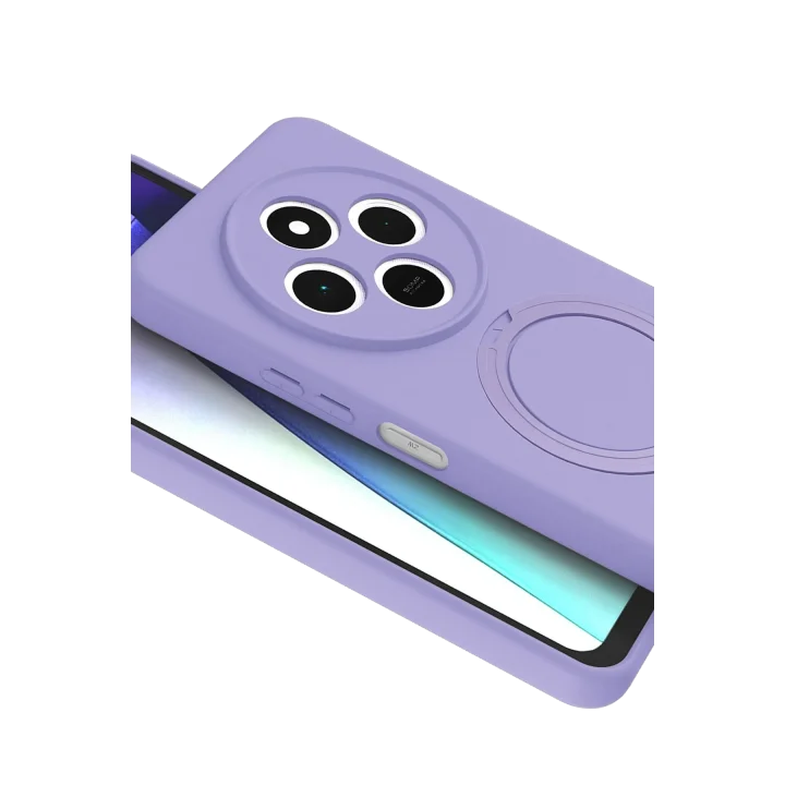 Mey İthalat®  Xiaomi Redmi 14C Regal Magsafe Standlı Kapak - Lila