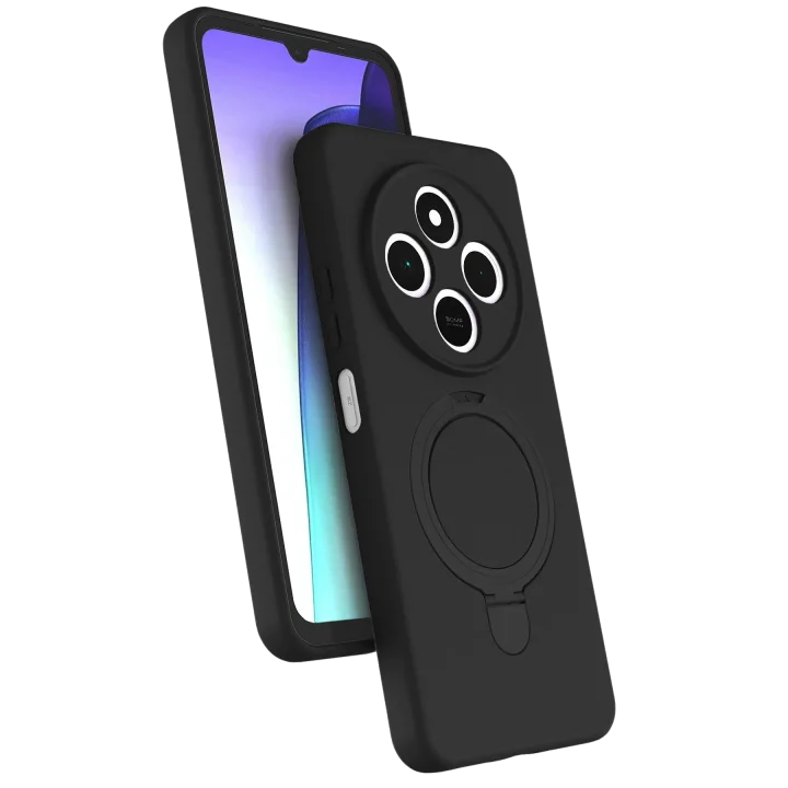 Mey İthalat®  Xiaomi Redmi 14C Regal Magsafe Standlı Kapak - Siyah