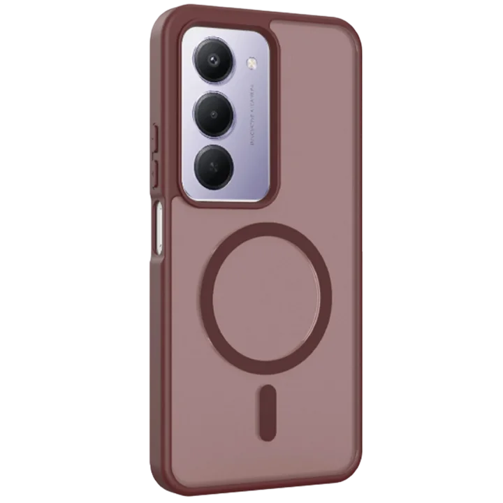 Mey İthalat®   Redmi 15 4G Jota Magsafe Kapak - Bordo