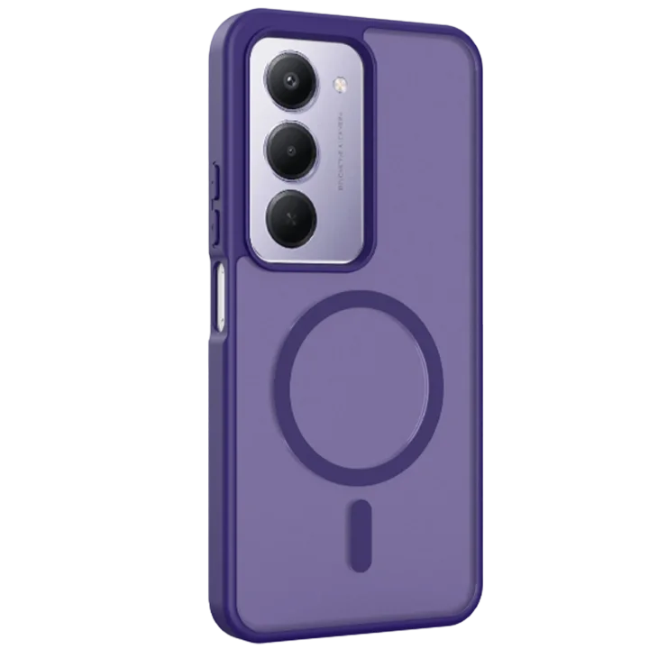 Mey İthalat®   Redmi 15 4G Jota Magsafe Kapak - Derin Mor