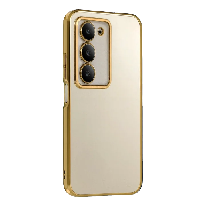 Mey İthalat®  Xiaomi Redmi 15 4G  Lensli Silikon - Gold