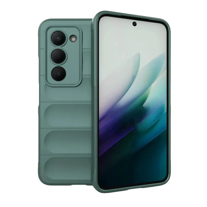 Mey İthalat®  Xiaomi Redmi 15 4G Optimum Silikon - Koyu Yeşil