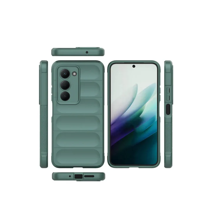 Mey İthalat®  Xiaomi Redmi 15 4G Optimum Silikon - Koyu Yeşil