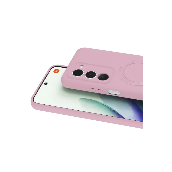 Mey İthalat®  Xiaomi Redmi 15 4G Regal Magsafe Standlı Kapak - Açık Pembe