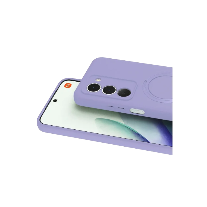 Mey İthalat®  Xiaomi Redmi 15 4G Regal Magsafe Standlı Kapak - Lila