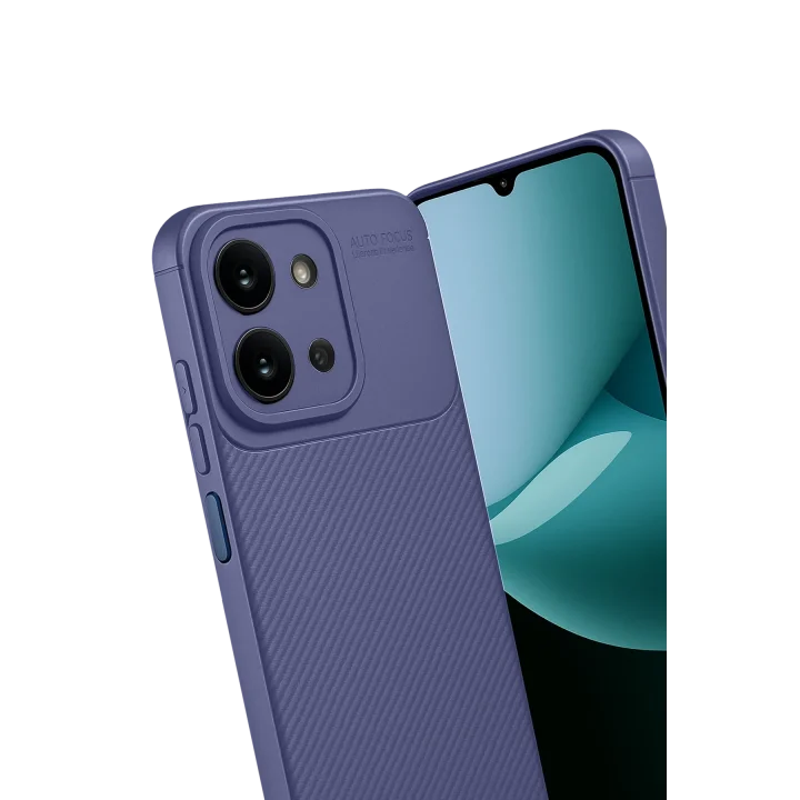 Mey İthalat®  Xiaomi Redmi 15C 4G Auto Focus Karbon Kapak - Lacivert