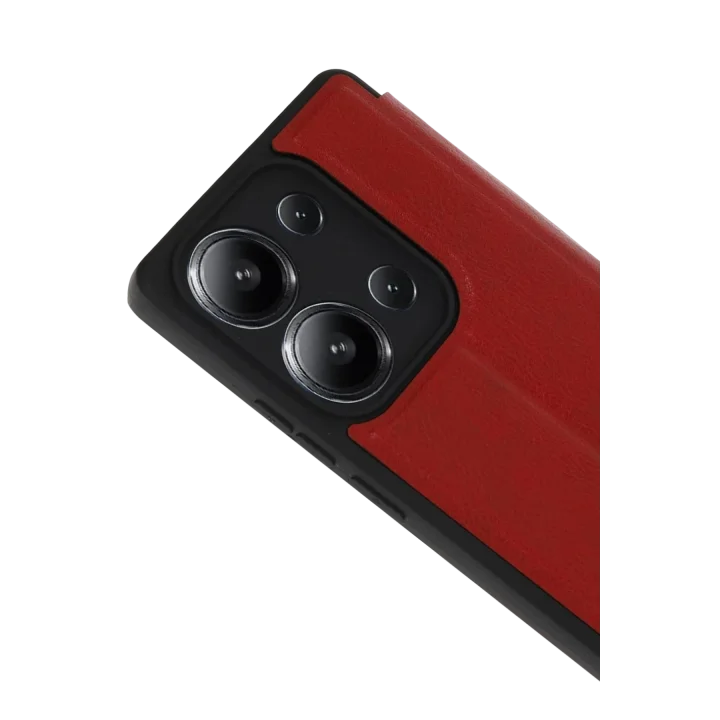 Mey İthalat®   Redmi 15C 4G Flip Cover - Kırmızı