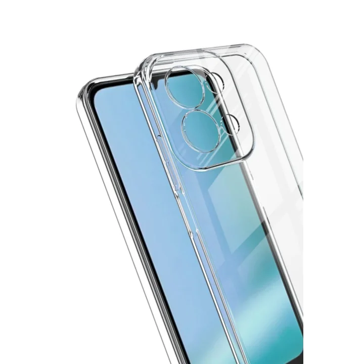 Mey İthalat®  Xiaomi Redmi 15C 4G Lüx Şeffaf Silikon - Şeffaf