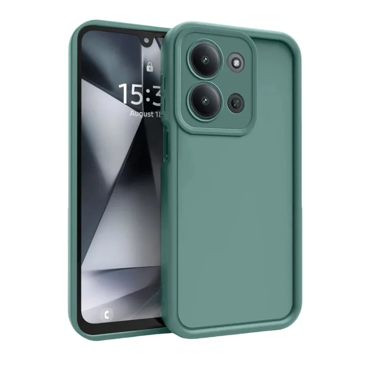 Mey İthalat®  Xiaomi Redmi 15C 4G Viera Silikon - Koyu Yeşil
