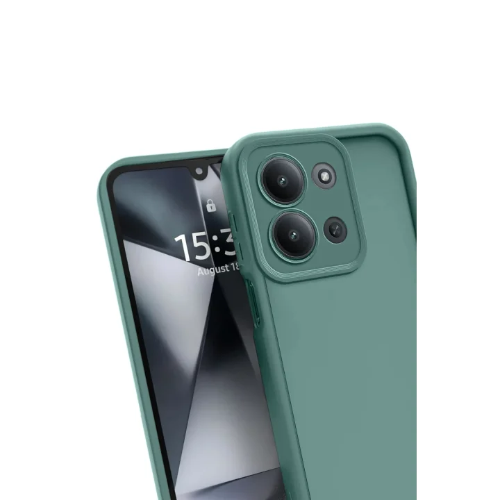 Mey İthalat®  Xiaomi Redmi 15C 4G Viera Silikon - Koyu Yeşil