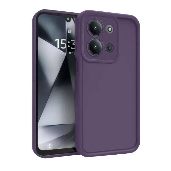 Mey İthalat®   Redmi 15C 4G Viera Silikon - Mürdüm