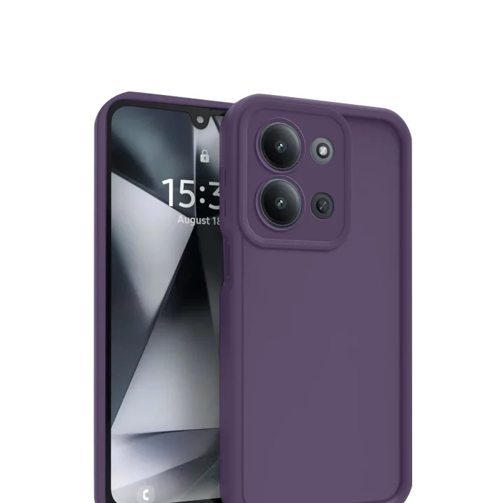 Mey İthalat®   Redmi 15C 4G Viera Silikon - Mürdüm