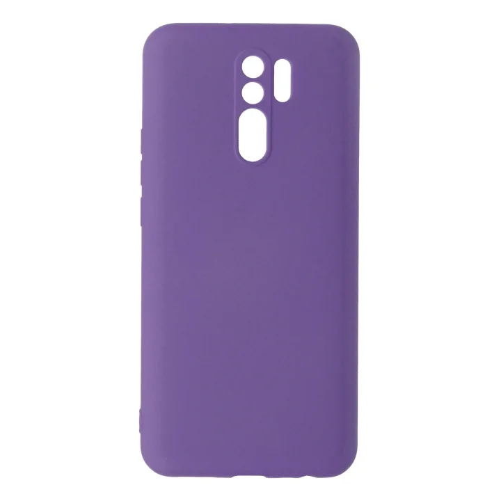 Mey İthalat®  Xiaomi Redmi 9 Kılıf Nano içi Kadife Silikon - Mor