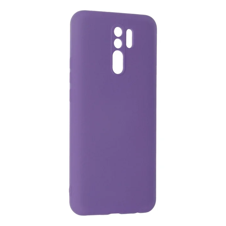 Mey İthalat®  Xiaomi Redmi 9 Kılıf Nano içi Kadife Silikon - Mor