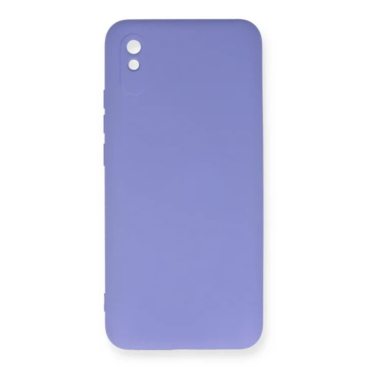 Mey İthalat®   Redmi 9A Kılıf Nano içi Kadife Silikon - Lila