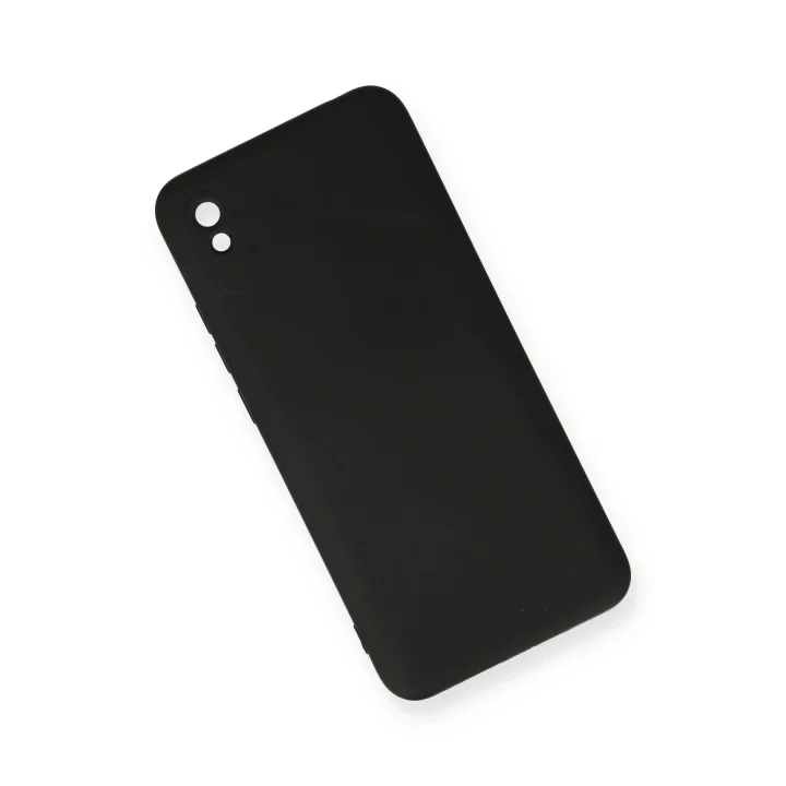Mey İthalat®   Redmi 9A Kılıf Nano içi Kadife Silikon - Siyah