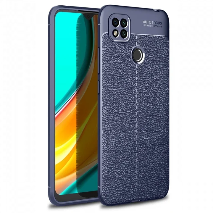 Mey İthalat®   Redmi 9C Kılıf Auto Focus Kapak - Lacivert