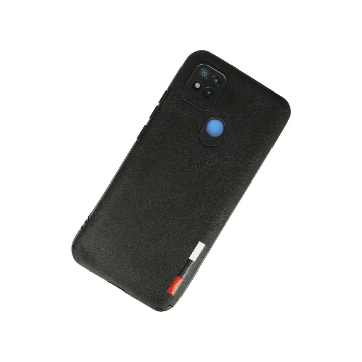 Mey İthalat®   Redmi 9C Kılıf Loop Deri Silikon - Siyah