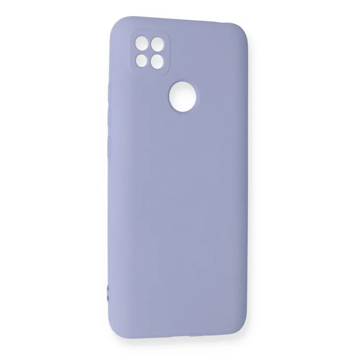 Mey İthalat®   Redmi 9C Kılıf Nano içi Kadife Silikon - Lila