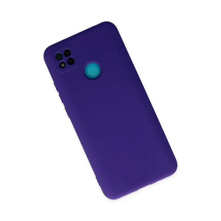 Mey İthalat®  Xiaomi Redmi 9C Kılıf Nano içi Kadife Silikon - Mor